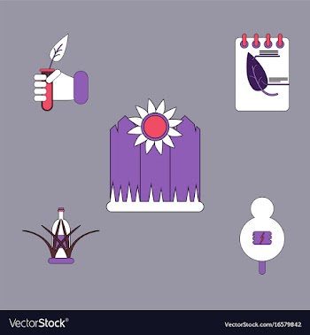Collection of icons and nature and ecosystem vector image
