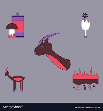 Collection of icons and nature and ecosystem vector image