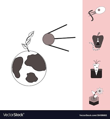 Collection of icons and planet and ecosystem vector image