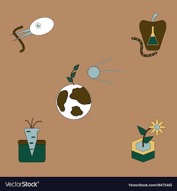 Collection of icons and planet and ecosystem vector image