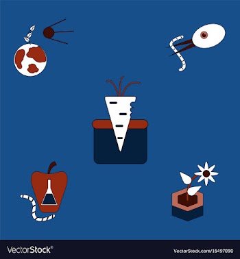 Collection of icons and planet and ecosystem vector image