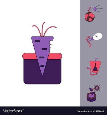 Collection of icons and planet and ecosystem vector image