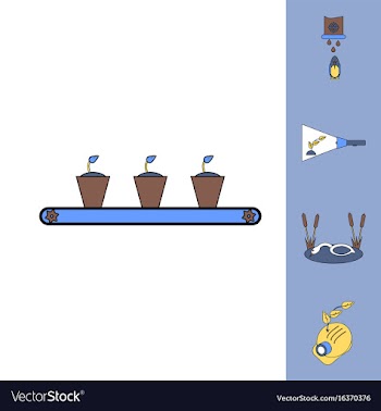 Collection of icons and preserve the ecosystem vector image