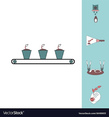 Collection of icons and preserve the ecosystem vector image