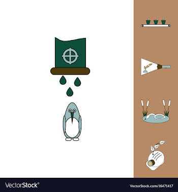 Collection of icons and preserve the ecosystem vector image