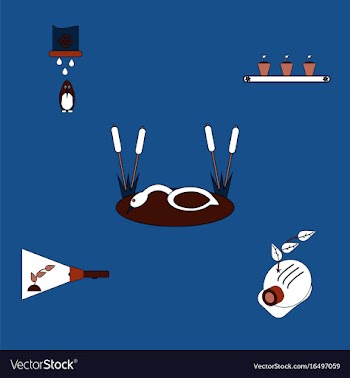 Collection of icons and preserve the ecosystem vector image