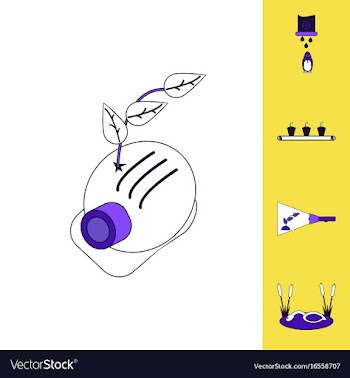 Collection of icons and preserve the ecosystem vector image