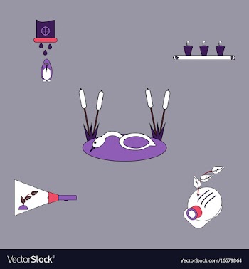 Collection of icons and preserve the ecosystem vector image