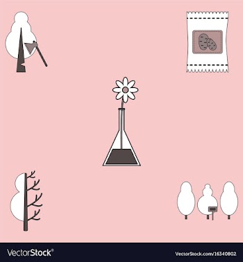 Collection of icons and save nature vector image