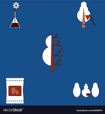 Collection of icons and save nature vector image