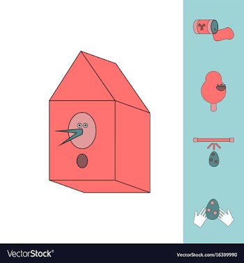 Collection of icons and save nature vector image