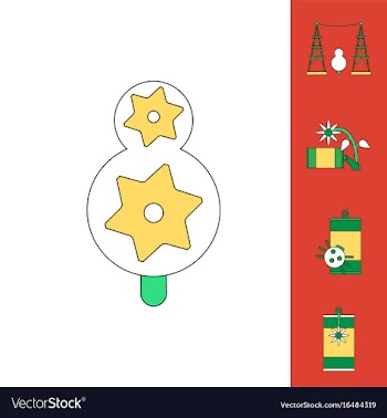 Collection of icons and save nature vector image