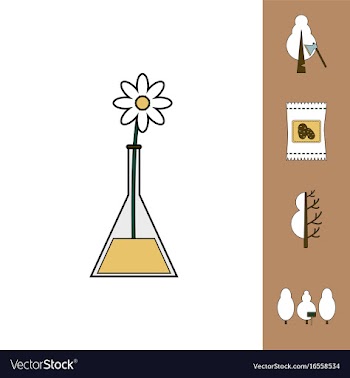 Collection of icons and save nature vector image