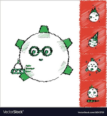 Collection of icons and space satellites vector image