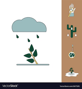 Collection of icons and spread of infection vector image