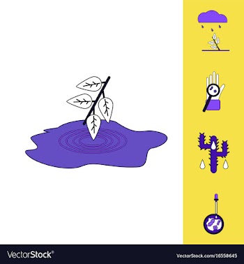 Collection of icons and spread of infection vector image
