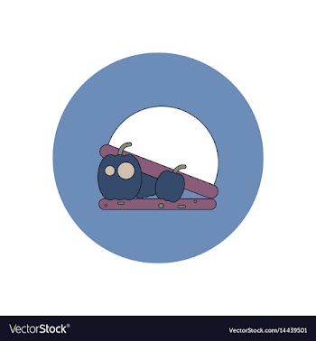 Collection of icons in flat style halloween party vector image