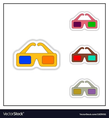 Collection of in paper sticker vector image