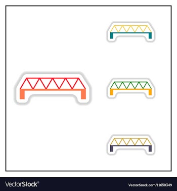 Collection of in paper sticker vector image