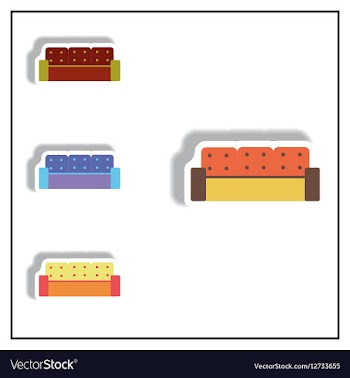 Collection of in paper sticker vector image