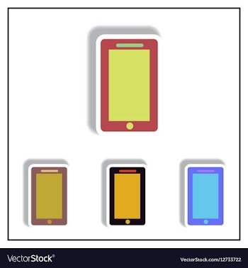 Collection of in paper sticker vector image