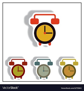 Collection of in paper sticker vector image