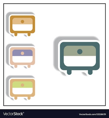 Collection of in paper sticker vector image