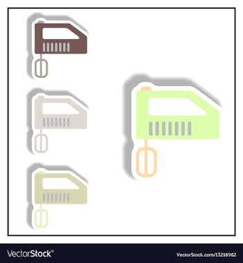 Collection of in paper sticker vector image