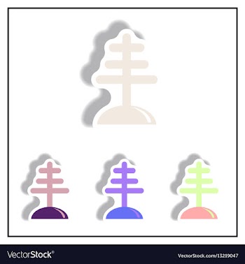 Collection of in paper sticker vector image