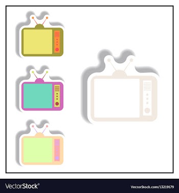 Collection of in paper sticker vector image