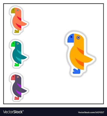 Collection of in paper sticker vector image