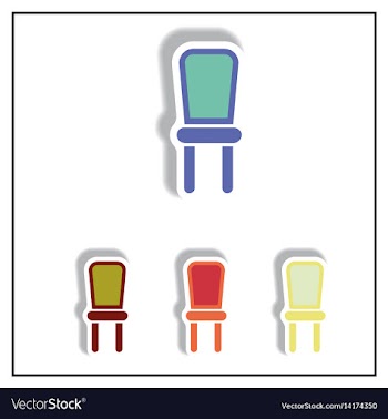 Collection of in paper sticker vector image