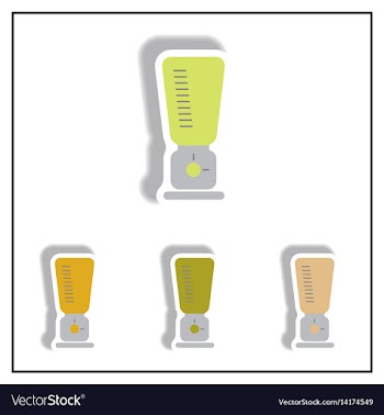 Collection of in paper sticker vector image