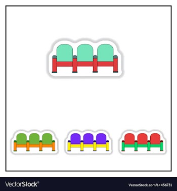 Collection of in paper sticker vector image
