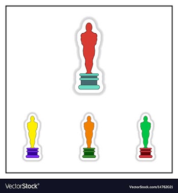 Collection of in paper sticker vector image