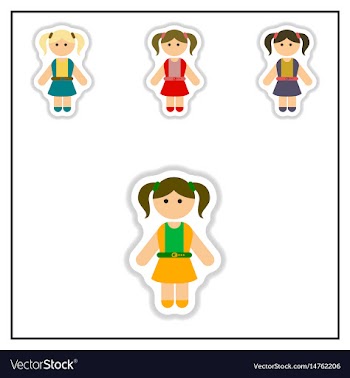 Collection of in paper sticker vector image