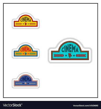 Collection of in paper sticker vector image