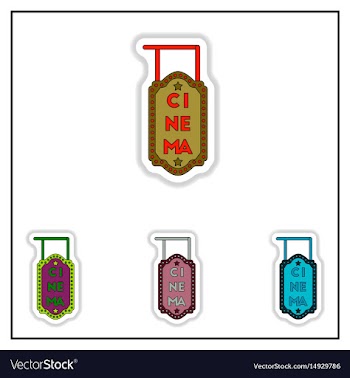 Collection of in paper sticker vector image