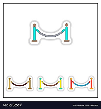 Collection of in paper sticker vector image