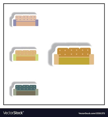 Collection of in paper sticker vector image
