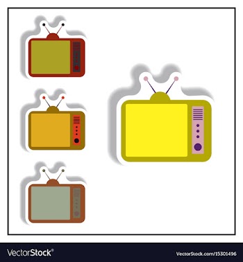 Collection of in paper sticker vector image