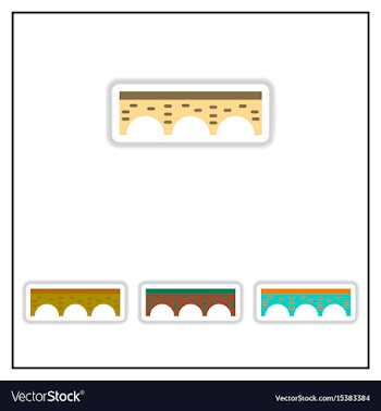 Collection of in paper sticker vector image