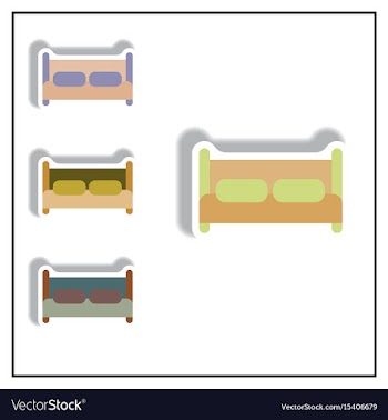 Collection of in paper sticker vector image