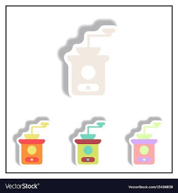 Collection of in paper sticker vector image
