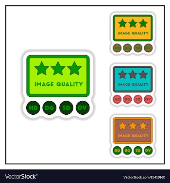 Collection of in paper sticker vector image