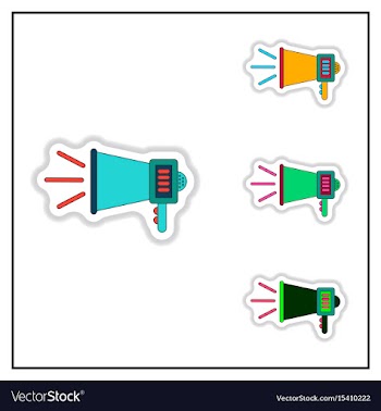 Collection of in paper sticker vector image