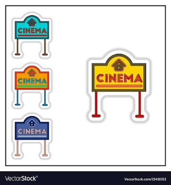 Collection of in paper sticker vector image