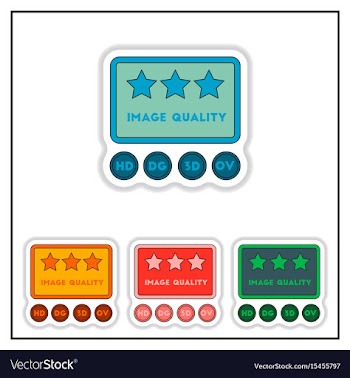 Collection of in paper sticker vector image