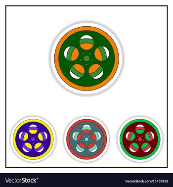 Collection of in paper sticker vector image