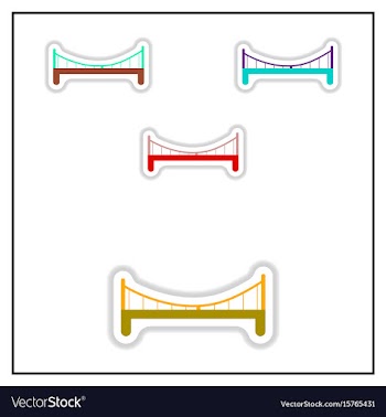 Collection of in paper sticker vector image
